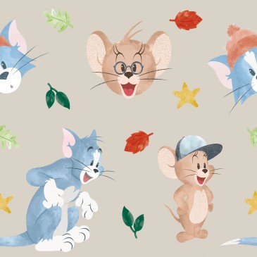 Tom & Jerry Warner Bros Stof FOGLI.130.140