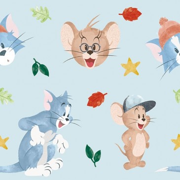 Tom & Jerry Warner Bros Stof FOGLI.380.140