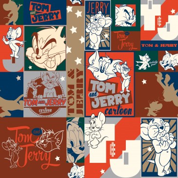 Tom & Jerry Warner Bros Stof TX000040-990